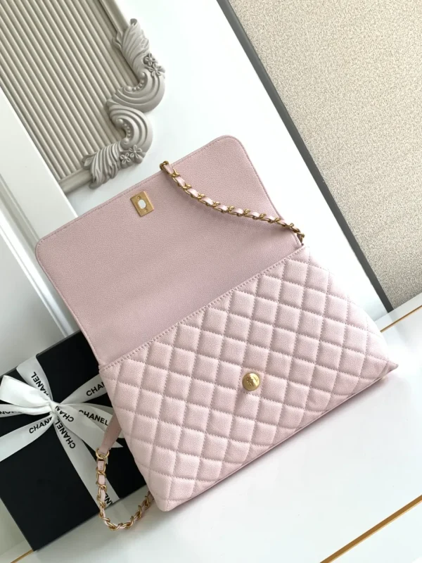 CHANEL Large Flap Bag With Top Handle - Image 9
