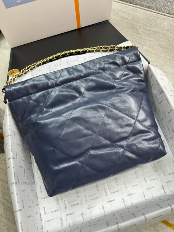 CHANEL Matelasse 22 Mini Chain Shoulder Bag Black - Image 7