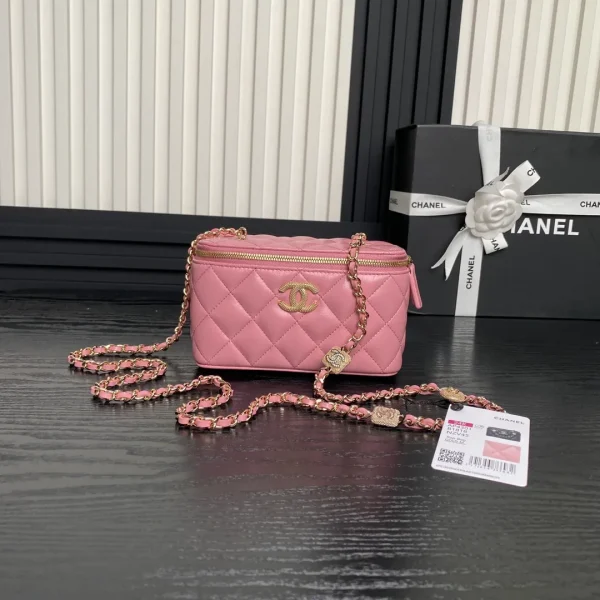 CHANEL Pre-Owned CC Quilted Handbag Pink