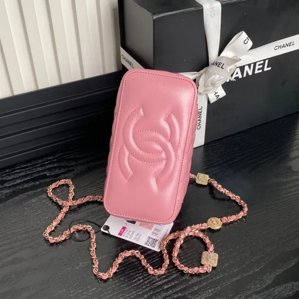 CHANEL Pre-Owned CC Quilted Handbag Pink - Image 5