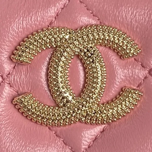 CHANEL Pre-Owned CC Quilted Handbag Pink - Image 8