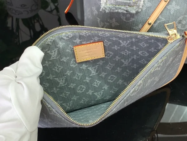 CarryAll MM Monogram Denim Handbags - Image 7