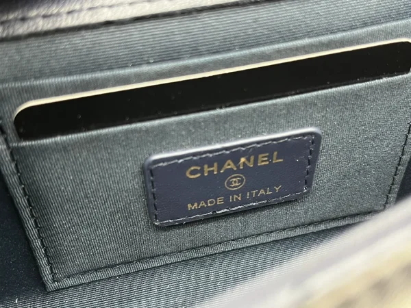 Chanel 23A Lion Charm Wallet on Chain in Black - Image 10