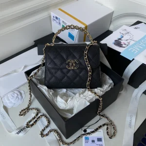 Chanel 23P Clutch with Chain, Luxury, Bags & Wallets on Carousell