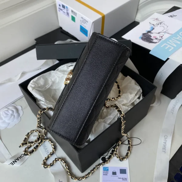 Chanel 23P Clutch with Chain, Luxury, Bags & Wallets on Carousell - Image 4