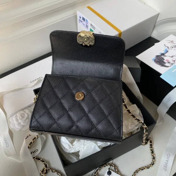 Chanel 23P Clutch with Chain, Luxury, Bags & Wallets on Carousell - Image 2