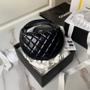 Chanel 24A Clutch Tassel Chain Hula Hoop Black