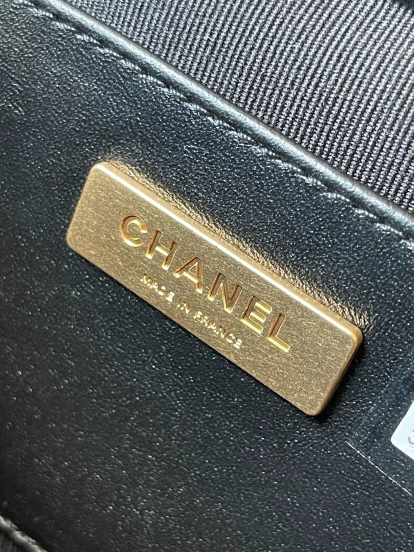 Chanel 24A Mini Top Handle Bag in Black, Luxury, Bags & Wallets on Carousell - Image 2