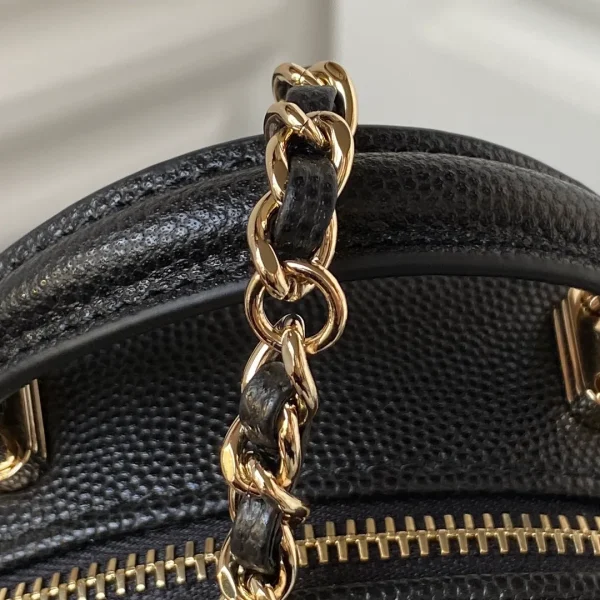 Chanel 24C Black Caviar Leather Mini Backpack - Image 2