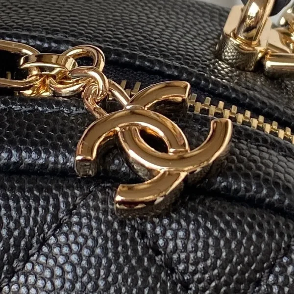 Chanel 24C Black Caviar Leather Mini Backpack - Image 3