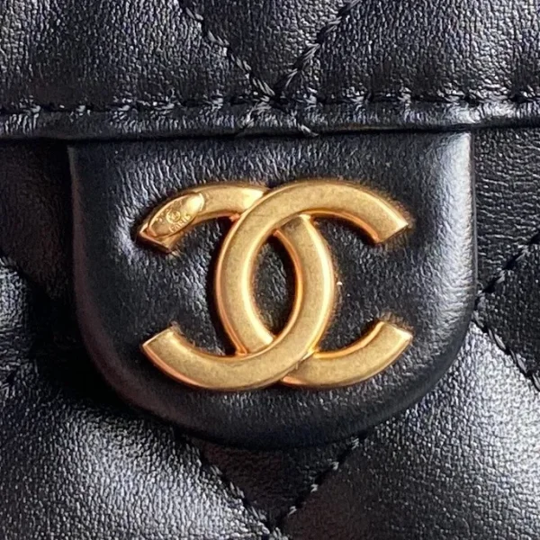 Chanel 25 Small Hobo Bag in Black Caviar - Image 5