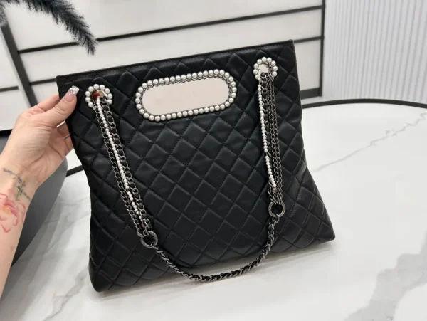Chanel AS4222 Pearl Elements Chain Briefcase
