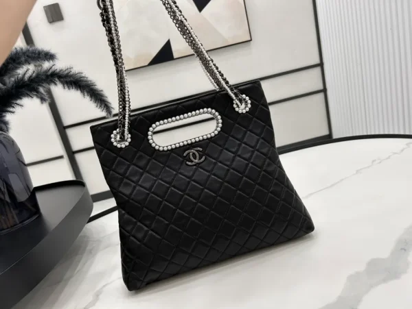 Chanel AS4222 Pearl Elements Chain Briefcase - Image 5