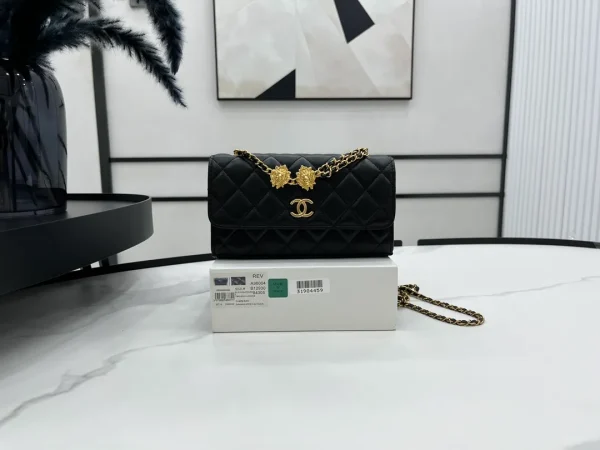 Chanel Black Hobo Bag GHW - Image 2