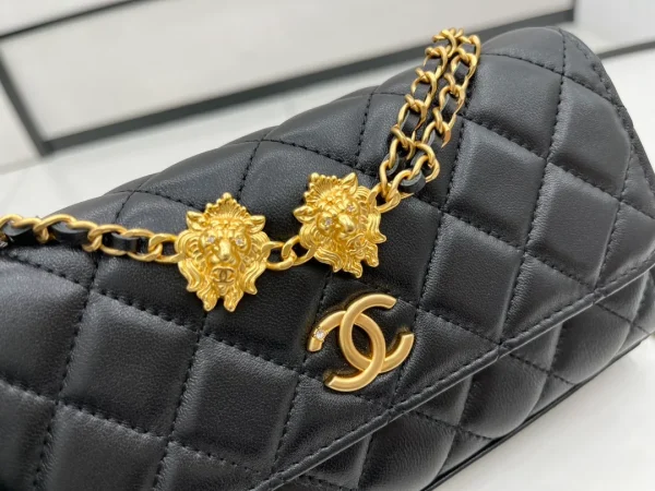 Chanel Black Hobo Bag GHW - Image 4