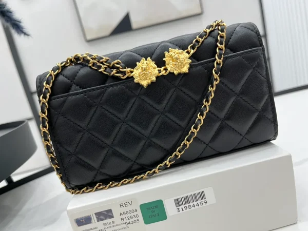 Chanel Black Hobo Bag GHW - Image 5