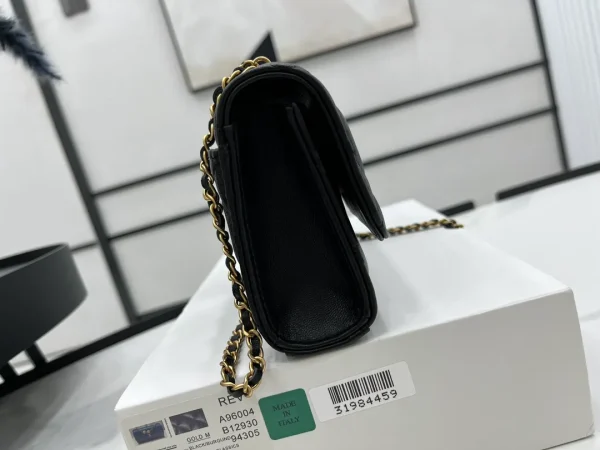 Chanel Black Hobo Bag GHW - Image 6