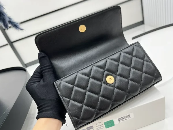 Chanel Black Hobo Bag GHW - Image 8