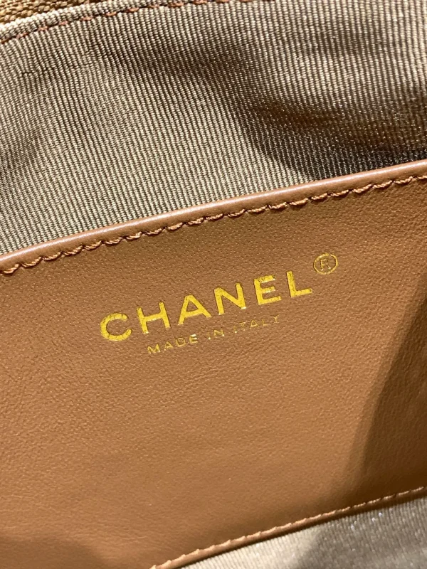Chanel CC Chain Around Hobo Quilted Lambskin Neutral - Image 10