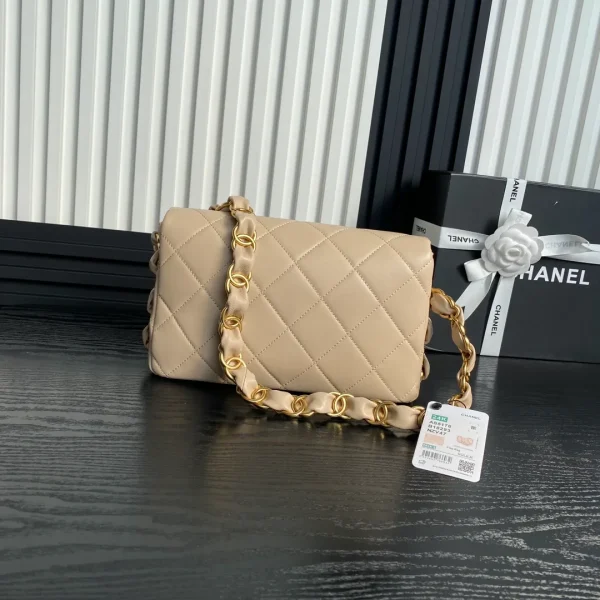 Chanel Chanel Caramel Gold Chain Shoulder Bag - Image 4