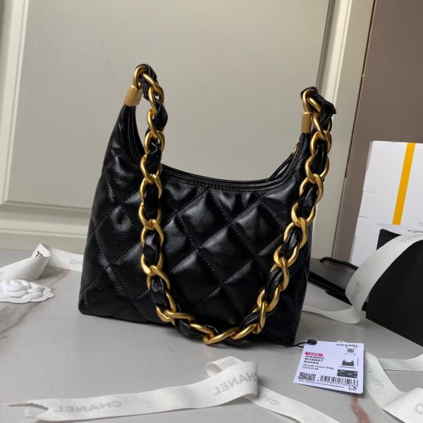 Chanel Classic Mini Flapbag Top Handle Black For Women - Image 3