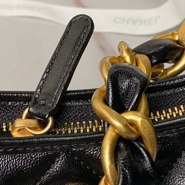 Chanel Classic Mini Flapbag Top Handle Black For Women - Image 7