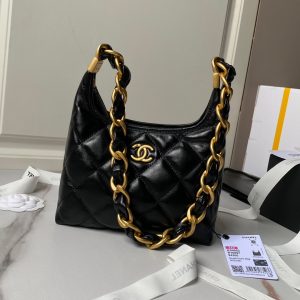Chanel Classic Mini Flapbag Top Handle Black For Women