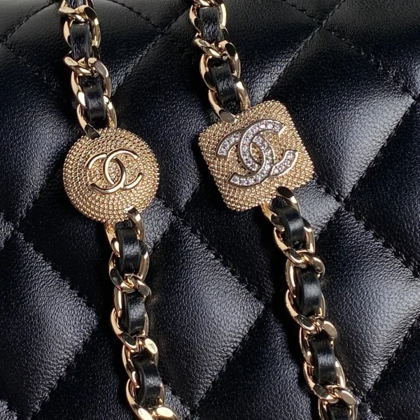 Chanel Clutch with Chain Lambskin - Image 6