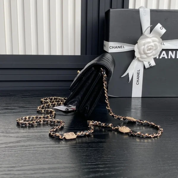 Chanel Clutch with Chain Lambskin - Image 7