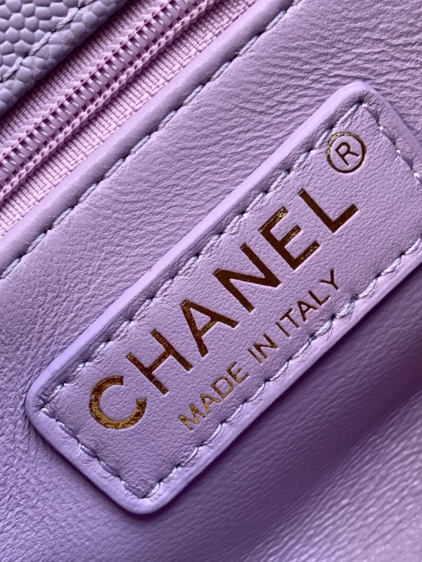 Chanel Coco Handle Caviar Quilted Extra Mini Flap Light Purple Calfskin Leather - Image 2