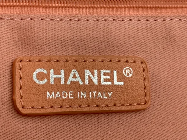 Chanel Deauville NM Tote Mixed Fibers Medium Pink - Image 9