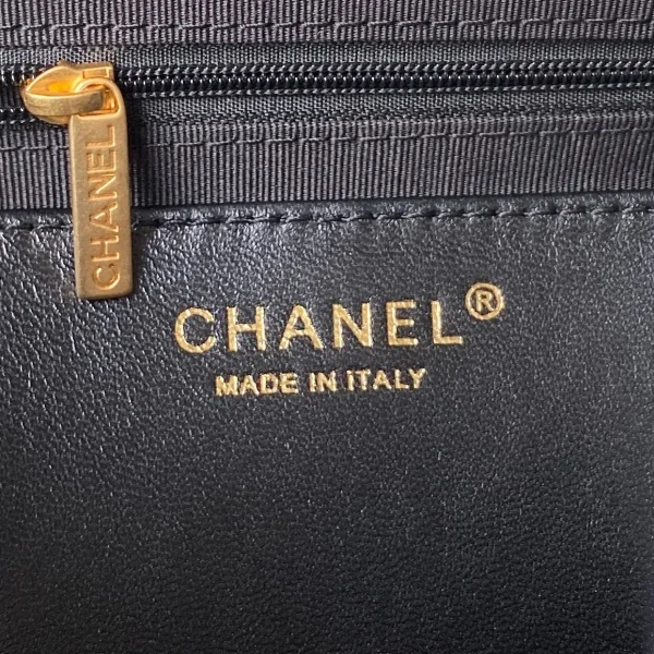Chanel Hobo Bag with CC Leather Strap - Image 10