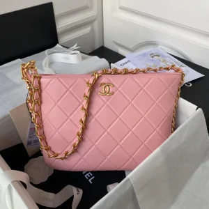 Chanel Hobo Bag with CC Leather Strap
