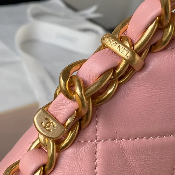 Chanel Hobo Bag with CC Leather Strap - Image 6