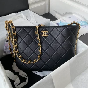 Chanel Hobo Bag with CC Leather Strap