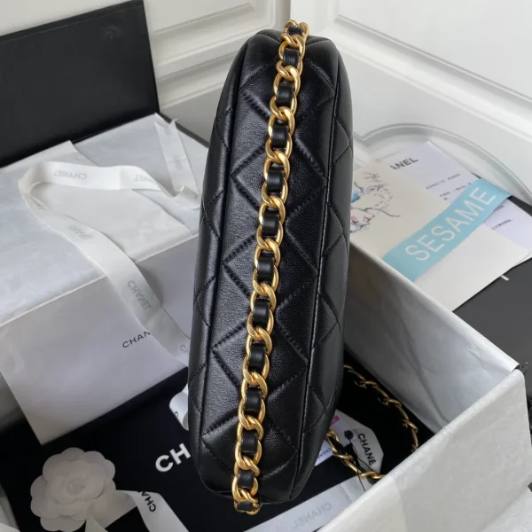 Chanel Hobo Bag with CC Leather Strap - Image 7