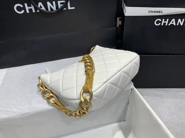 Chanel Hobo Handbag White For Women Womens Bags - Image 3
