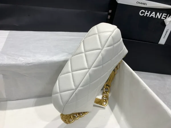 Chanel Hobo Handbag White For Women Womens Bags - Image 5