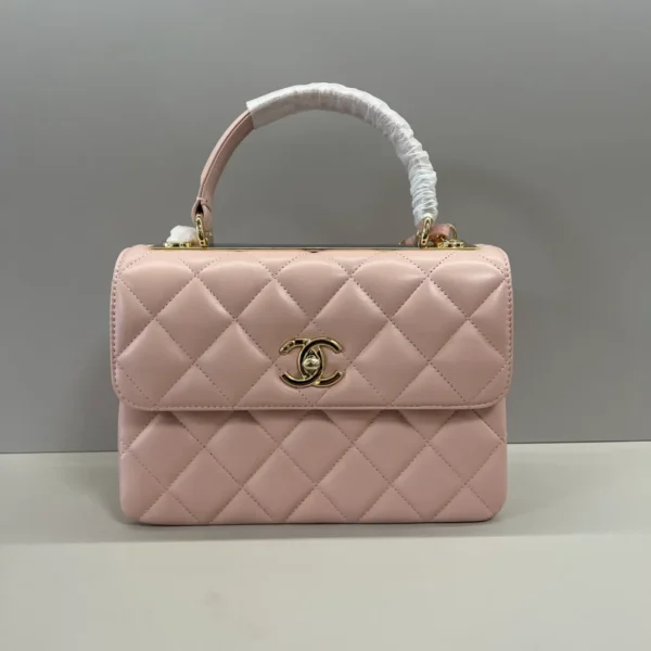 Chanel Mini Handle Purse With Chain