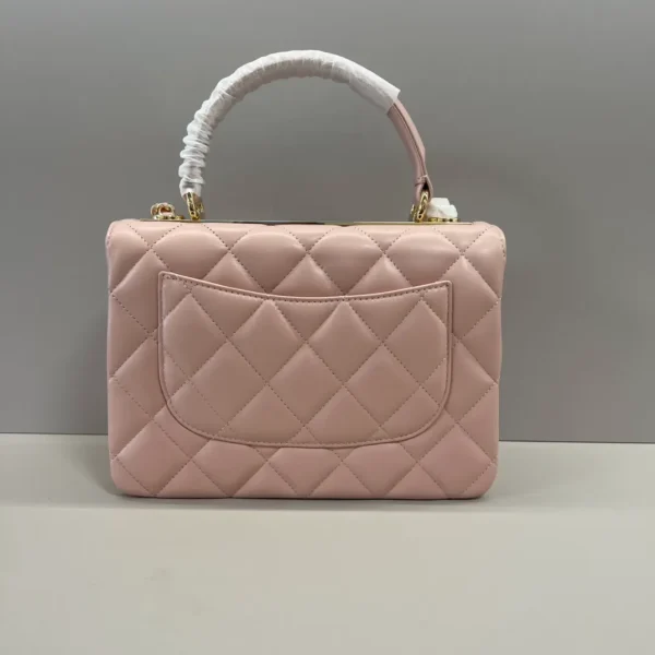 Chanel Mini Handle Purse With Chain - Image 4