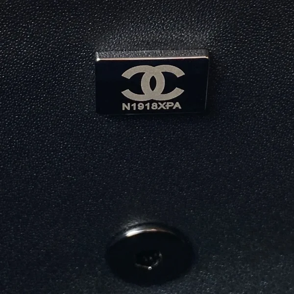 Chanel Mini Rectangular Flower Flap Bag Black - Image 10