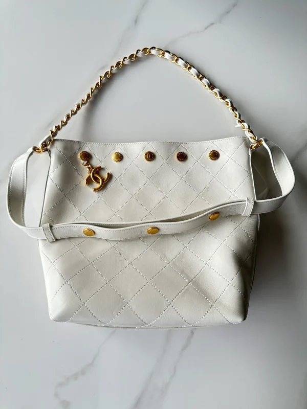 Chanel Small CC Quilted Shopping Bag - Image 3