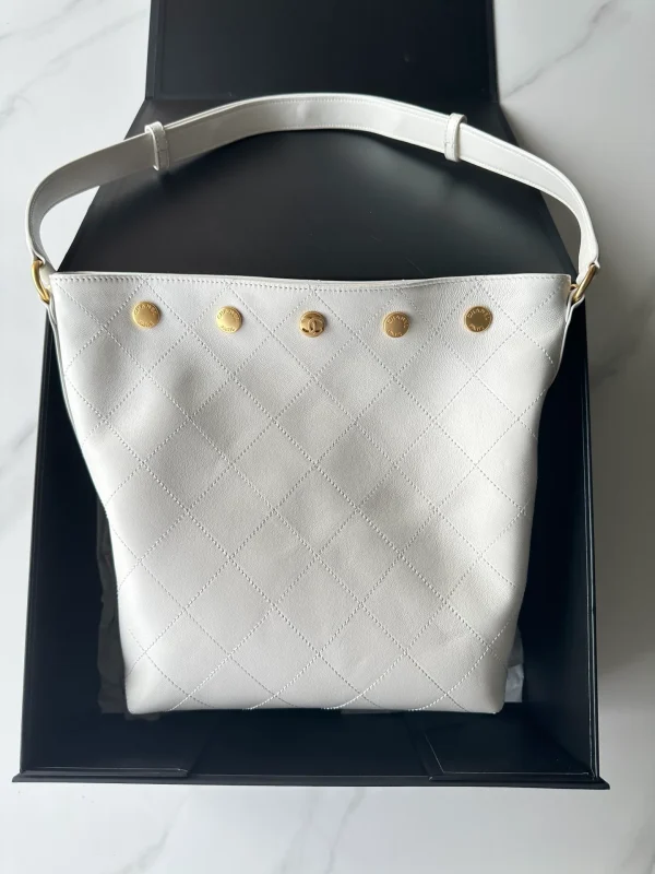 Chanel Small CC Quilted Shopping Bag - Image 5