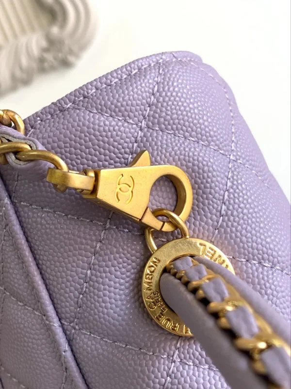 Chanel Small Caviar Coco Handle Bag - Image 5