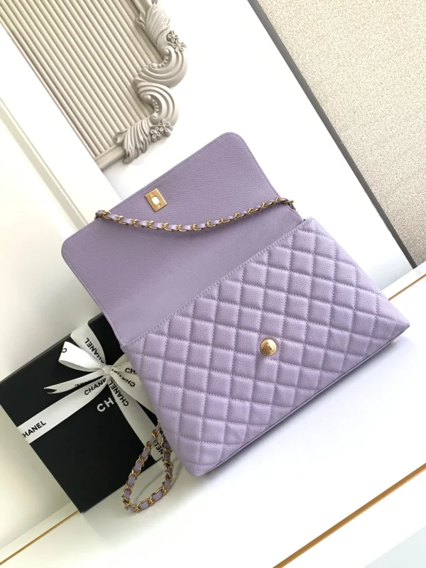 Chanel Small Caviar Coco Handle Bag - Image 8