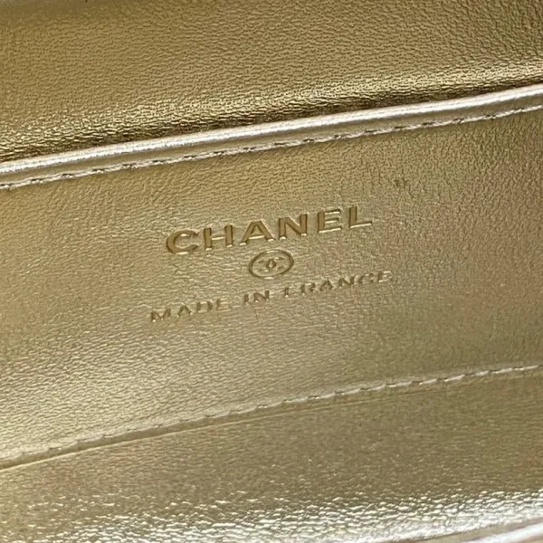Chanel Small Flap Bag With Gold-tone Metal Shining Gold - Image 8