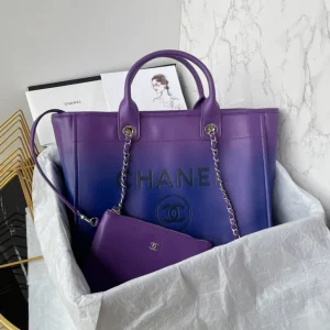 Chanel Small Ombre Deauville Tote