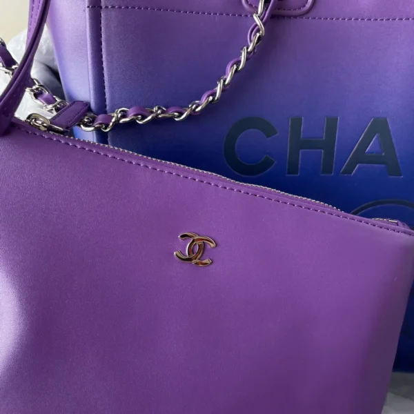 Chanel Small Ombre Deauville Tote - Image 5