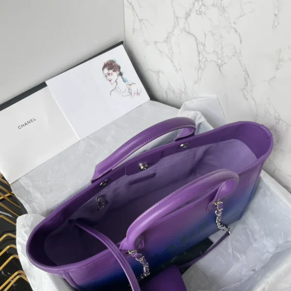 Chanel Small Ombre Deauville Tote - Image 9