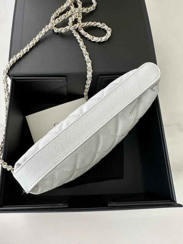 Chanel Top Handle Vanity Case Ivory Caviar - Image 7